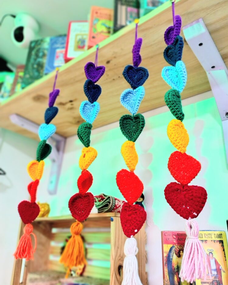 Movil 7 Chakras tejido - Atrapasueños, Decoración - SKU: AT-012