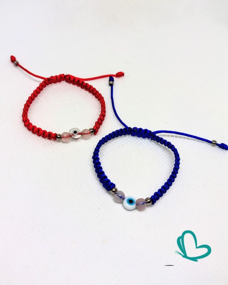 Pulsera Bebé hilo y ojo turco - Accesorios, Accesorios Proteccion